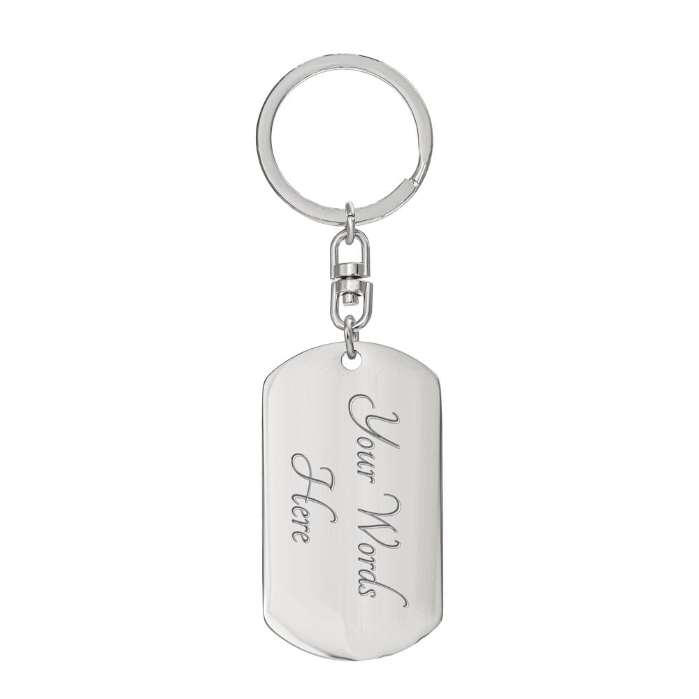 Finally Done | Class of 2025 | Dog Tag Key Chain