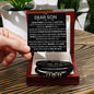 To My Son | Never Forget | Love You Forever Braclet