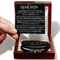 To My Son | Never Forget | Love You Forever Braclet