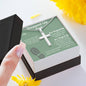 Stepped Up Dad | Stainless Cross Necklace