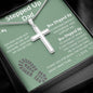 Stepped Up Dad | Stainless Cross Necklace