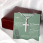 Stepped Up Dad | Stainless Cross Necklace