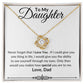 To My Daughter | Special To Me | Love Knot Necklace