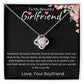 To My Beautiful Girlfriend | Brighten My Day | Love Knot Necklace