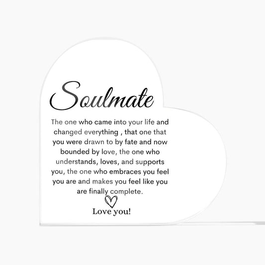 Soulmate | Heart Acrylic