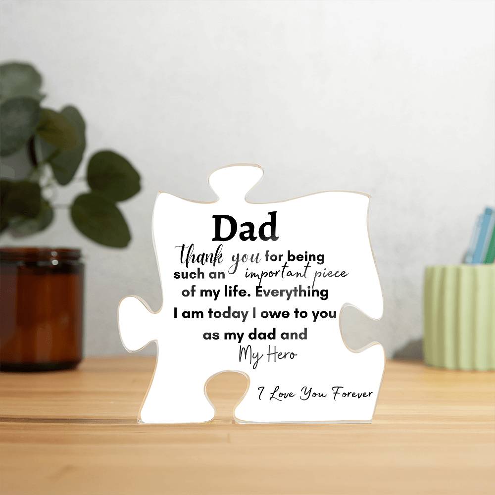 Dad | Puzzle Acrylic Plaque