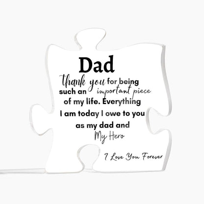 Dad | Puzzle Acrylic Plaque