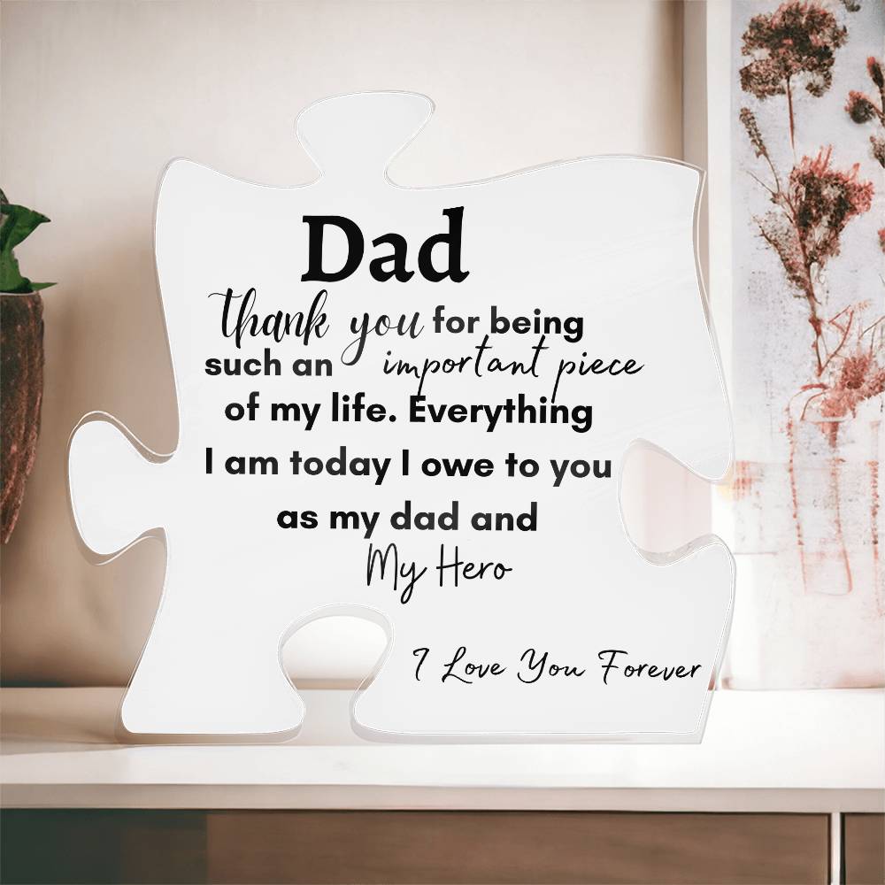 Dad | Puzzle Acrylic Plaque