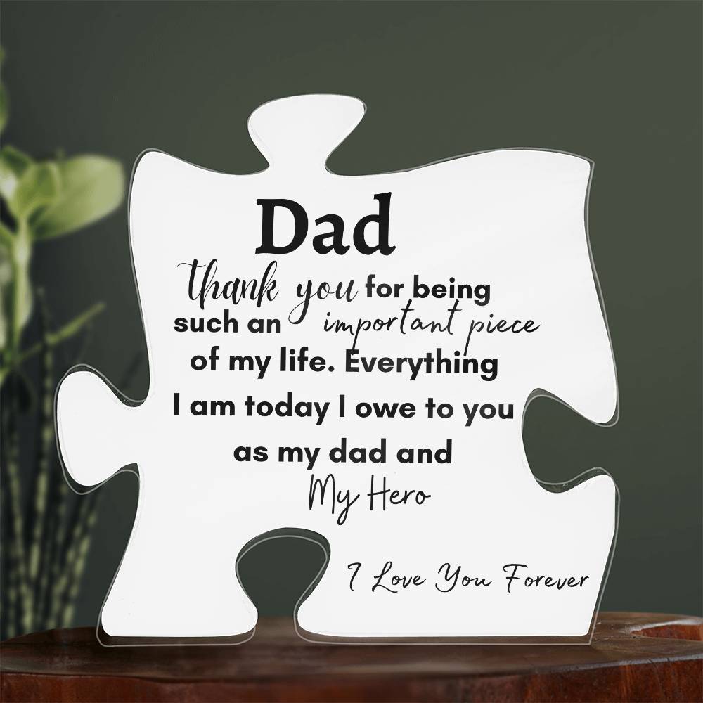 Dad | Puzzle Acrylic Plaque