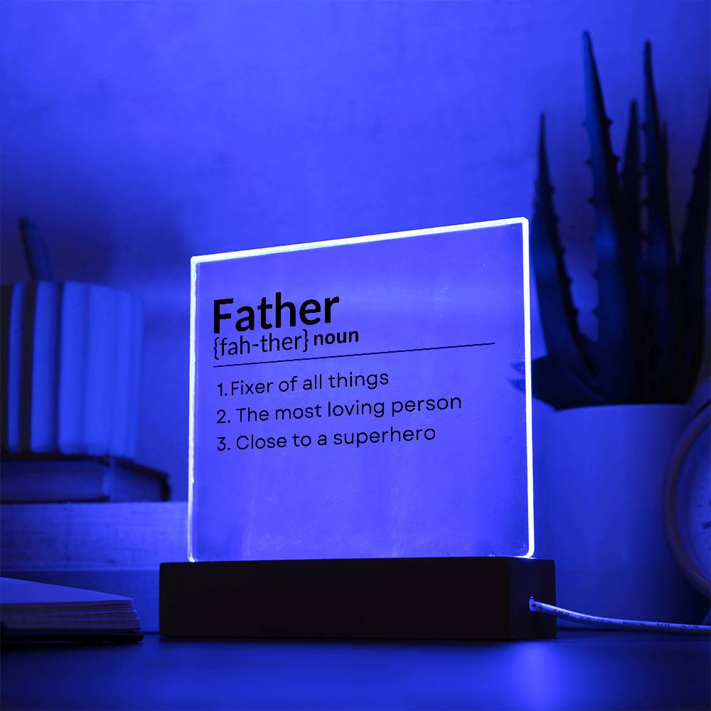 Gift for Dad | Acrylic Plaque