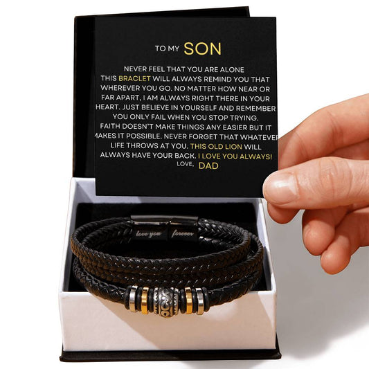 To My Son | This Old Lion | Love You Forever Bracelet